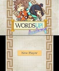 WordsUp! Academy Title Screen
